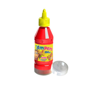 Témpera Rojo Neón 250 ml. c/aplicador CREARTE